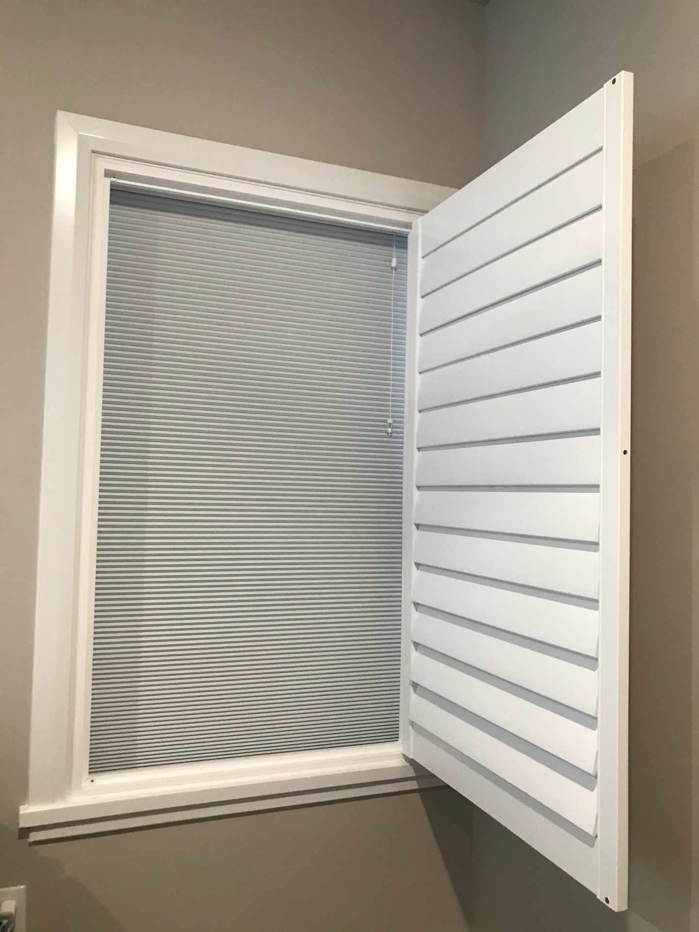 Hinged Shutter Detail